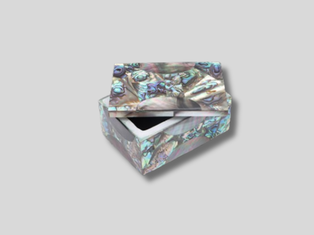 Unique Art Marble Vintage Jewelry Storage Box Personalized Gift For Women